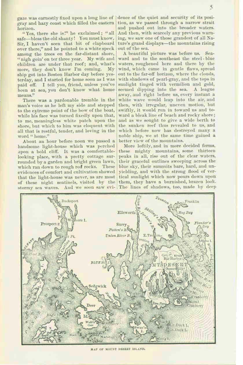 Mount Desert, 1872: an early history of the Maine island that is now Acadia National Park. vist0029c